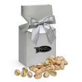 Jumbo California Pistachios in Silver Gift Box